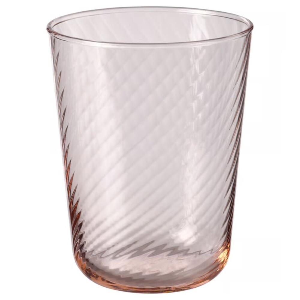 IKEA KLIPPLAX Light Pink Glasses Upgrade Your Everyday Drinkware 8 oz. Set of 4